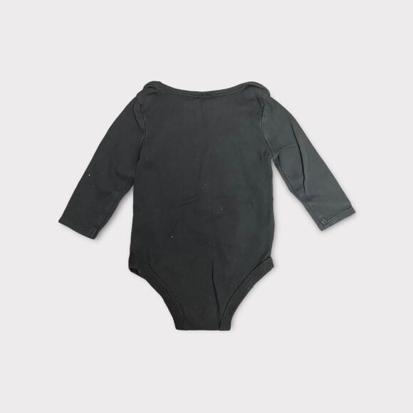 PEANUTS | 3/$15 Black Long Sleeve Snoopy Diaper Shirt - Picture 3 of 3